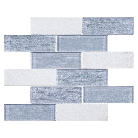 Andova Tiles Bovard 2 x 6 Glass Brick Joint Mosaic Tile SAM-ANDBOV196